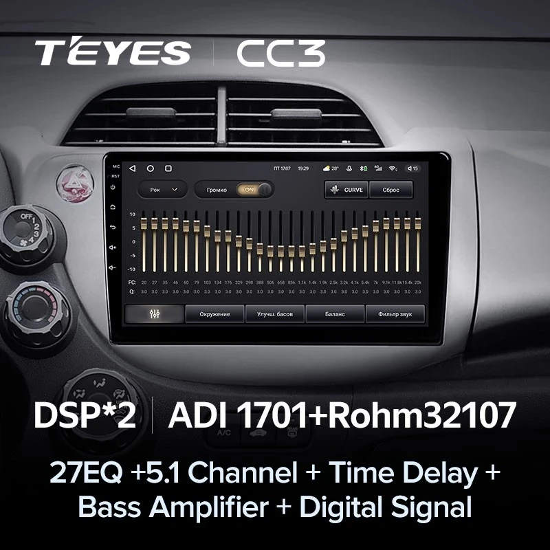 Штатная магнитола Teyes CC3 4/32 Honda Jazz 2 (2007-2014)