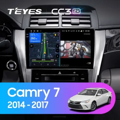 Штатная магнитола Teyes CC3 2K 6/128 Toyota Camry 7 XV 50 55 (2014-2017) F4