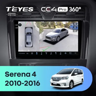 Штатная магнитола Teyes CC4 Pro 360 12/256 Nissan Serena 4 C26 (2010-2016)