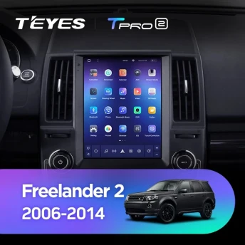 Штатная магнитола Tesla style Teyes TPRO 2 4/64 Land Rover Freelander 2 (2006-2012) Тип-B