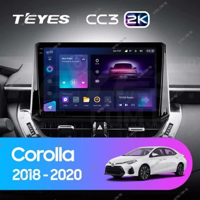 Штатная магнитола Teyes CC3 2K 360 6/128 Toyota Corolla 12 (2018-2020) Тип-B
