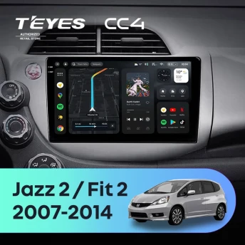 Штатная магнитола Teyes CC4 8/128 Honda Jazz 2 (2007-2014)