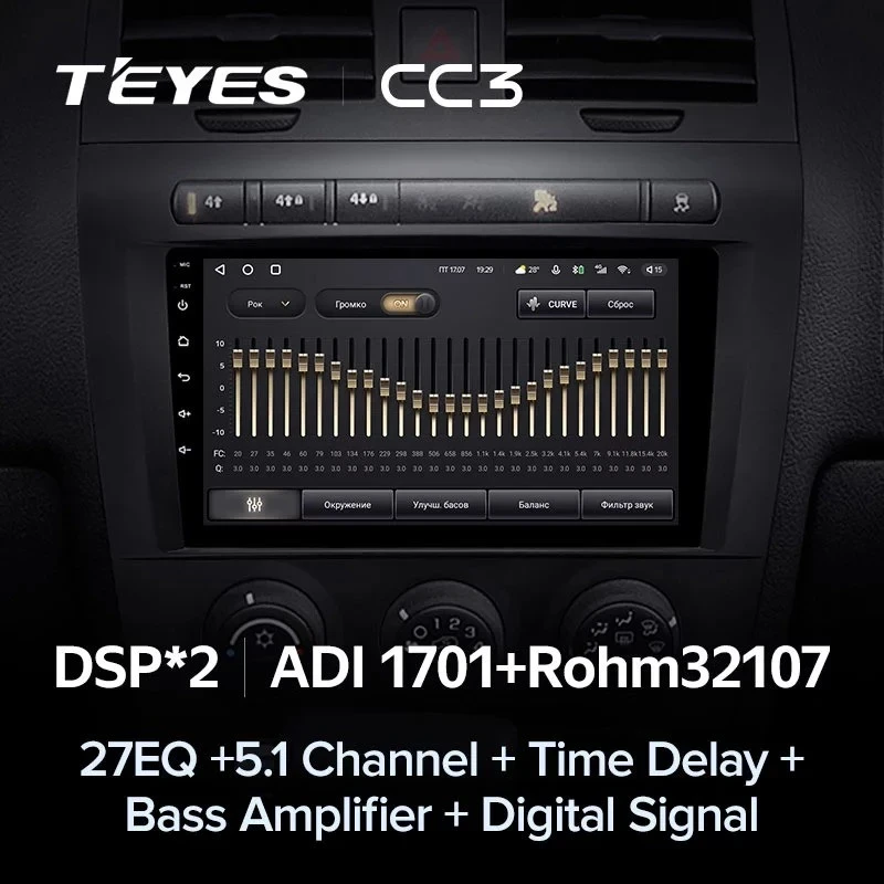 Штатная магнитола Teyes CC3 4/32 Hummer H3 1 (2005-2010)