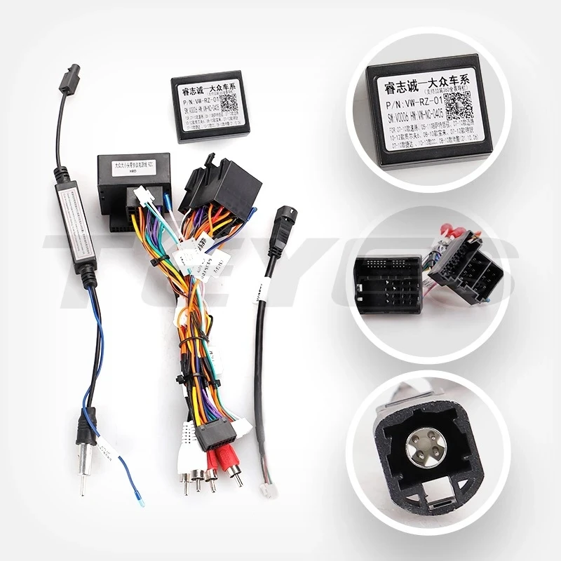 Переходная рамка Volkswagen Scirocco 3 Mk3 (2008-2014) F2 (чёрная) (9")