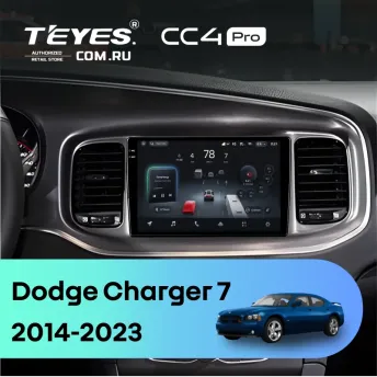 Штатная магнитола Teyes CC4 Pro 8/128 Dodge Charger 7 (2010-2014)