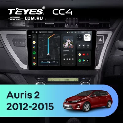 Штатная магнитола Teyes CC4 8/128 Toyota Auris 2 E180 (2012-2015) Правый руль