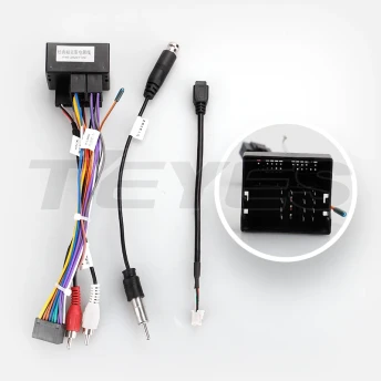 Переходная рамка Ford Focus 2 (2004-2011) (F1 - кондиционер) (чёрная) (9")