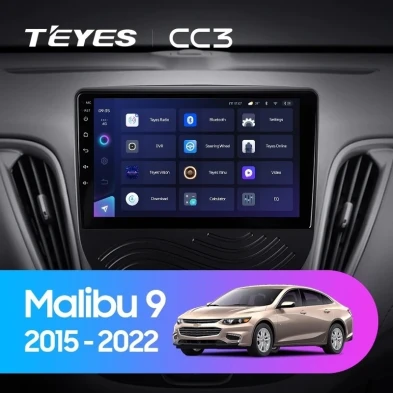 Штатная магнитола Teyes CC3 4/32 Chevrolet Malibu 9 (2015-2022) F3 (0din)