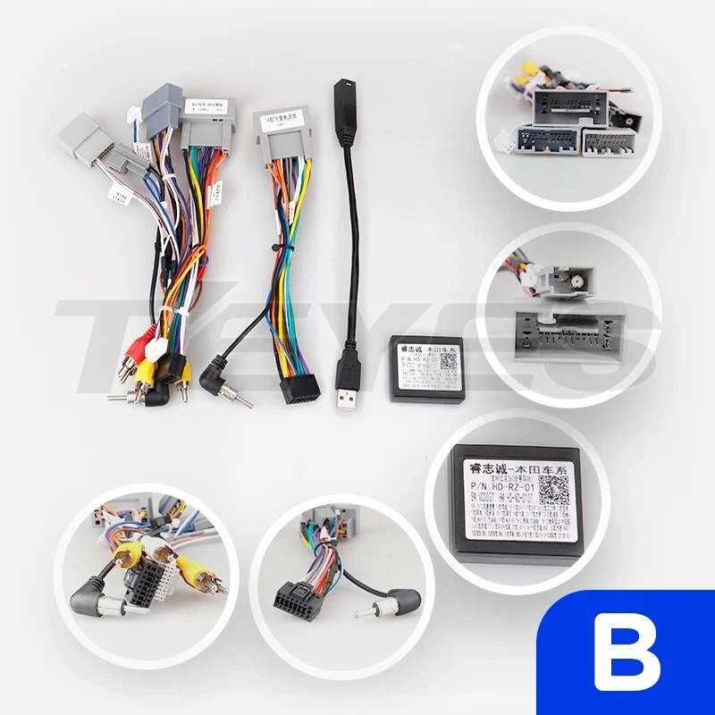 Переходная рамка Honda Jazz 3 (2015-2020) / Fit 3 GP GK (2013-2020) Тип-B Левый руль (9")