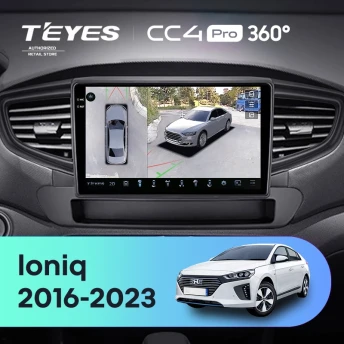 Штатная магнитола Teyes CC4 Pro 360 12/256 Hyundai Ioniq AE (2016-2023) Тип-A