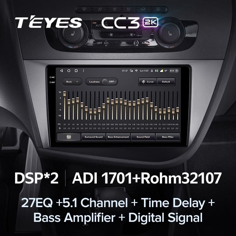 Штатная магнитола Teyes CC3 2K 6/128 Seat Leon 2 (2005-2012) F2