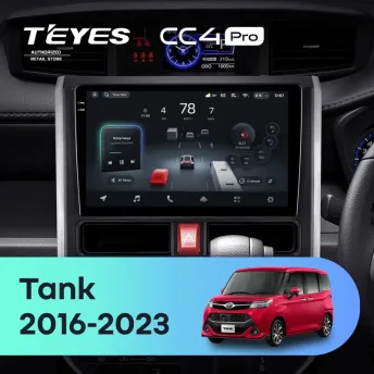 Штатная магнитола Teyes CC4 Pro 8/128 Toyota Tank (2016-2023) Правый руль