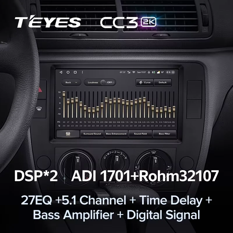 Штатная магнитола Teyes CC3 2K 4/32 Volkswagen Passat B5 (2000-2005)