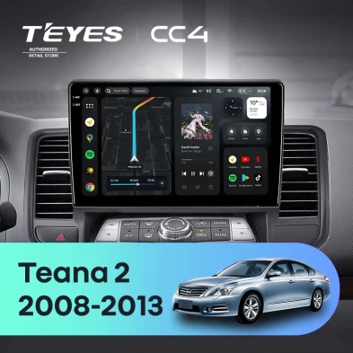 Штатная магнитола Teyes CC4 6/64 Nissan Teana J32 (2008-2013) Тип-B