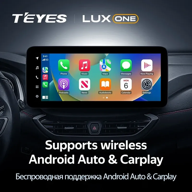 Штатная магнитола Teyes LUX ONE 6/128 Chevrolet Orlando 2 (2018-2023) Тип-B