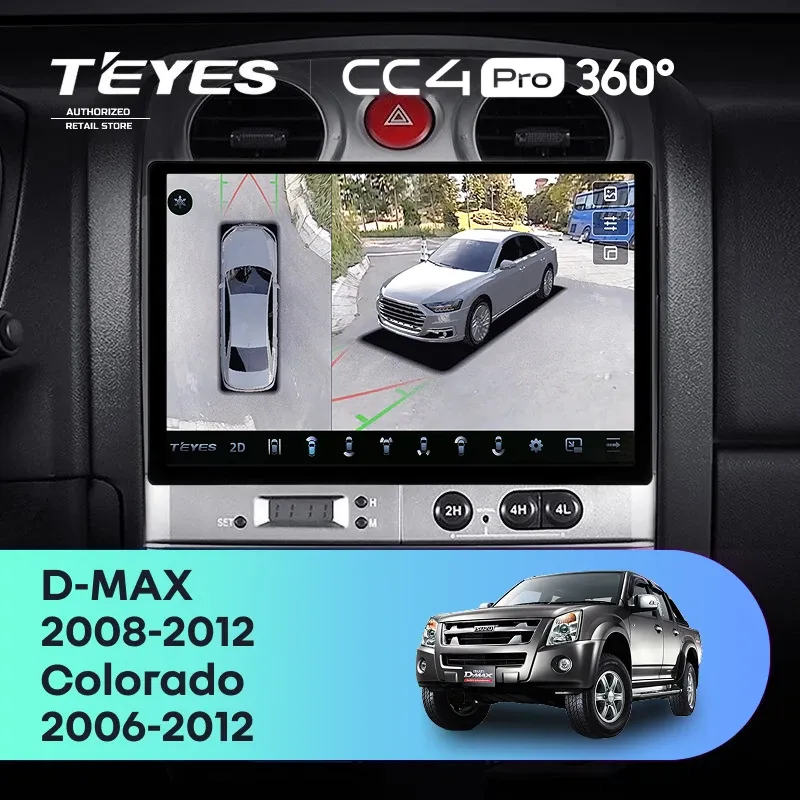 Штатная магнитола Teyes CC4 Pro 360 12/256 Chevrolet Colorado (2006-2012) (11")