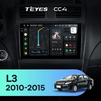 Штатная магнитола Teyes CC4 8/128 BYD L3 (2010-2015)