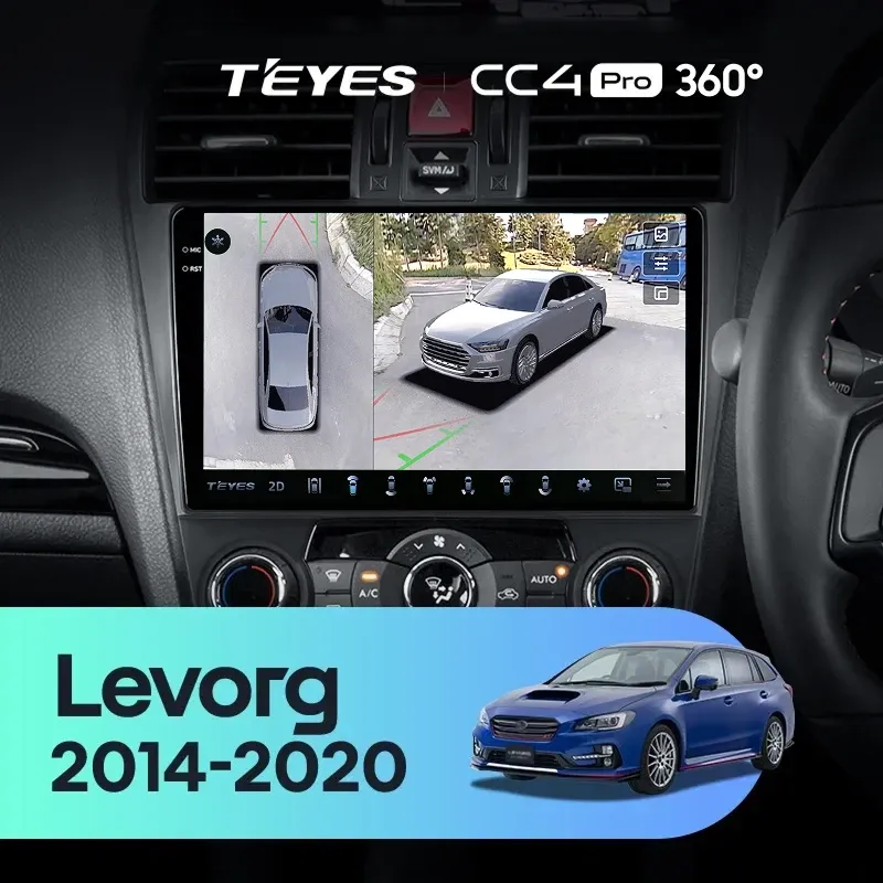 Штатная магнитола Teyes CC4 Pro 360 8/128 Subaru Levorg (2014-2020) F2