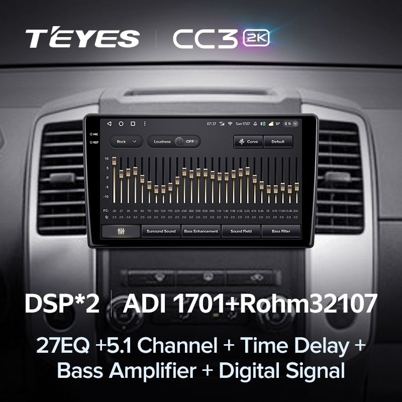Штатная магнитола Teyes CC3 2K 6/128 Nissan Xterra 2 N50 (2008-2015)