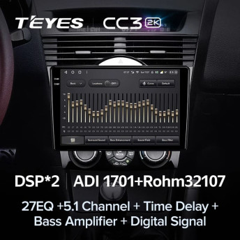 Штатная магнитола Teyes CC3 2K 6/128 Mazda RX-8 SE (2003-2008)