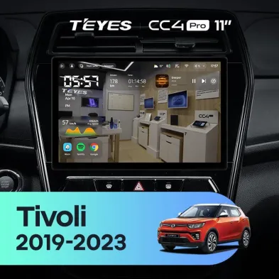 Штатная магнитола Teyes CC4 Pro 12/256 SsangYong Tivoli (2019-2023) (11")