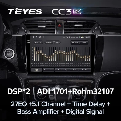 Штатная магнитола Teyes CC3 2K 4/64 Zotye T600 (2014-2019)