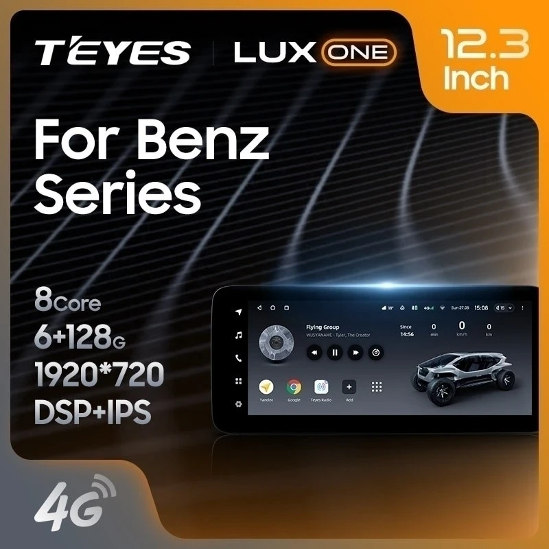 Штатная магнитола Teyes LUX ONE 6/128 Mercedes-Benz CLS-Class 2 C218 X218 W218 (NTG 4.5) (2010-2014)