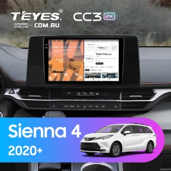 Штатная магнитола Teyes CC3 2K 4/32 Toyota Sienna 4 (2020-)