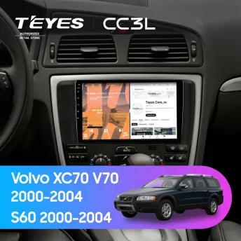 Штатная магнитола Teyes CC3L 4/64 Volvo XC70 V70 (2000-2004)
