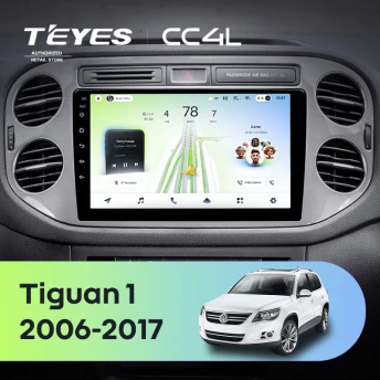 Штатная магнитола Teyes CC4L 6/64 Volkswagen Tiguan 1 NF (2006-2017) F1