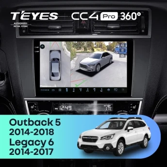 Штатная магнитола Teyes CC4 Pro 360 8/128 Subaru Outback 5 (2014-2018)