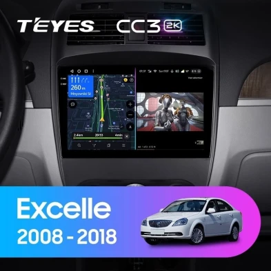 Штатная магнитола Teyes CC3 2K 6/128 Buick Excelle (2008-2018)