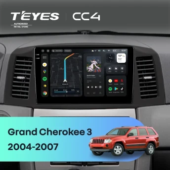 Штатная магнитола Teyes CC4 8/128 Jeep Grand Cherokee 3 WK (2004-2007) F1