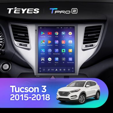 Штатная магнитола Tesla style Teyes TPRO 2 4/64 Hyundai Tucson 3 (2015-2018) Тип-A