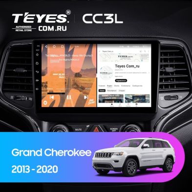 Штатная магнитола Teyes CC3L 4/32 Jeep Grand Cherokee WK2 (2013-2020) F1