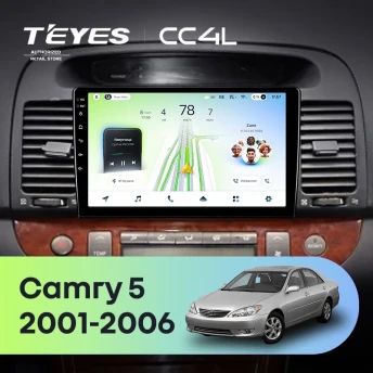 Штатная магнитола Teyes CC4L 6/64 Toyota Camry 5 XV 30 (2001-2006) Тип-A