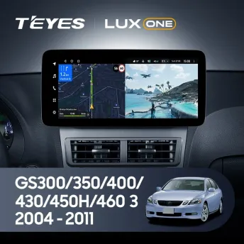 Штатная магнитола Teyes LUX ONE 4/32 Lexus GS300 350 400 430 450h 460 3 S190 (2004-2011)
