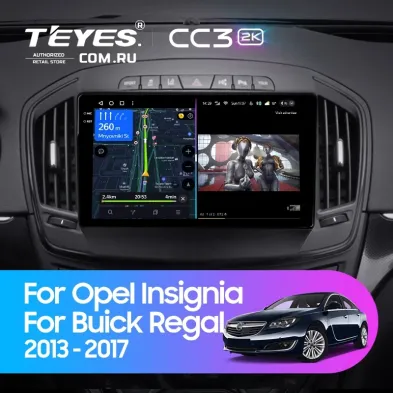 Штатная магнитола Teyes CC3 2K 4/32 Buick Regal (2013-2017) Тип-B