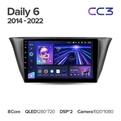 Штатная магнитола Teyes CC3L 4/64 Iveco Daily 6 (2014-2022)