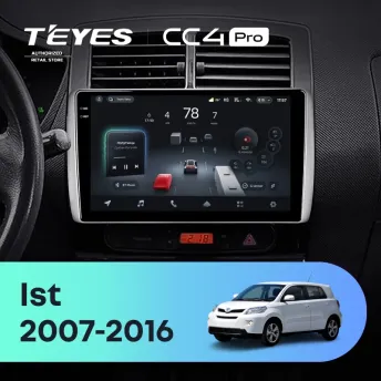 Штатная магнитола Teyes CC4 Pro 12/256 Toyota Ist XP110 (2007-2016)