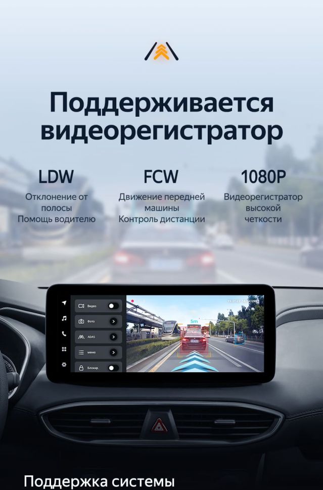 Штатная магнитола Teyes LUX ONE 4/32 Hyundai Santa Fe 4 (2018-2021)