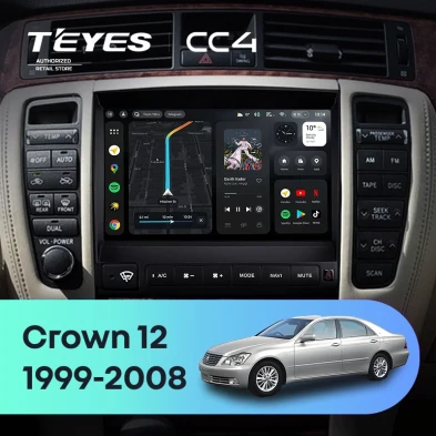 Штатная магнитола Teyes CC4 6/64 Toyota Crown 12 S180 (1999-2008)