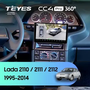 Штатная магнитола Teyes CC4 Pro 360 12/256 Lada 2110 (1995-2014)