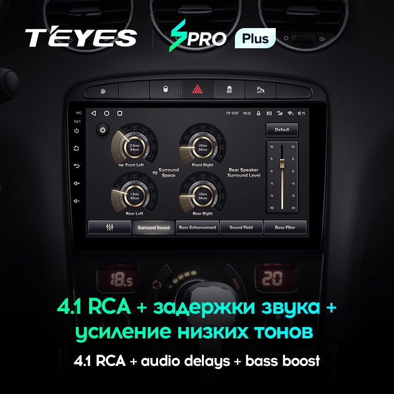 Штатная магнитола Teyes SPRO Plus 4/64 Peugeot 408 1 T7 (2012-2020)