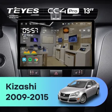 Штатная магнитола Teyes CC4 Pro 12/256 Suzuki Kizashi (2009-2015) (13")